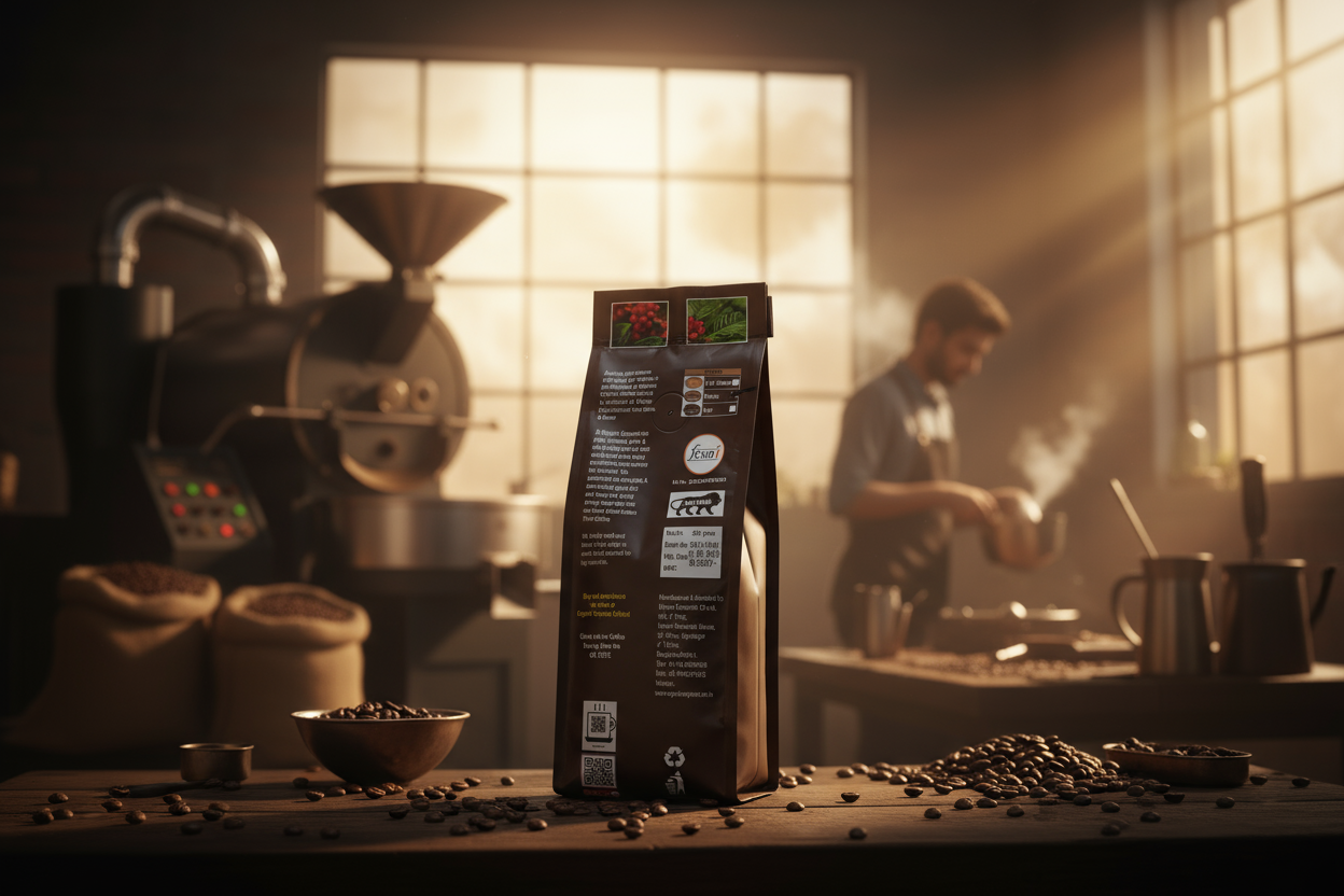 grounded authentic coffee