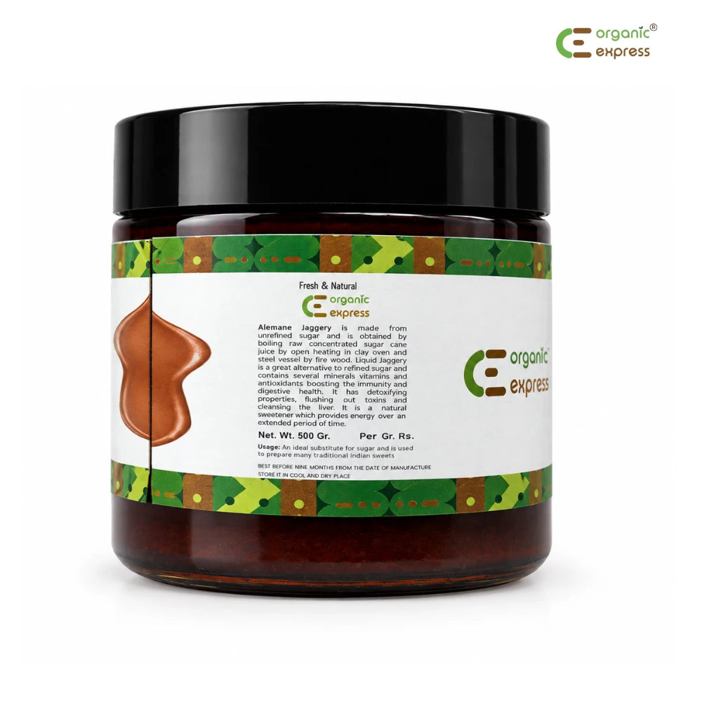 Alemane Jaggery 500g | Pure Liquid Jaggery (Joni Bella) | No Additives