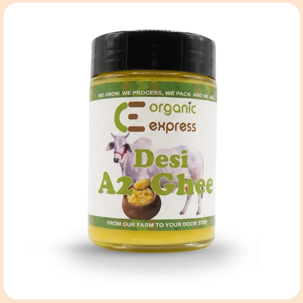 Pure A2 Desi Cow Ghee — Bilona Churned, Grass-Fed