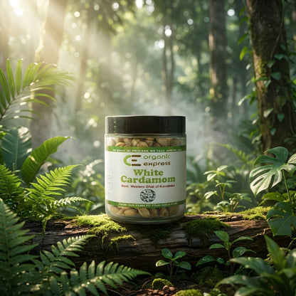 Organic Express White Cardamom/ Elachi 100 GMS