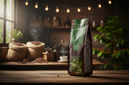 grounded authentic coffee