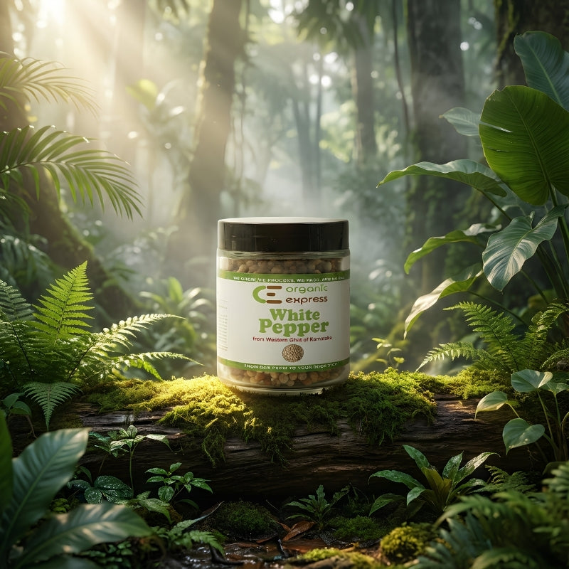 ORGANIC EXPRESS WHITE PEPPER 300 GM