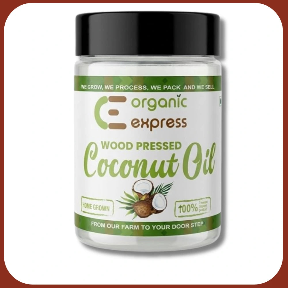 organic express wood pressed coconut oil