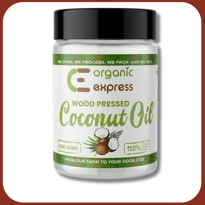 organic express wood pressed coconut oil