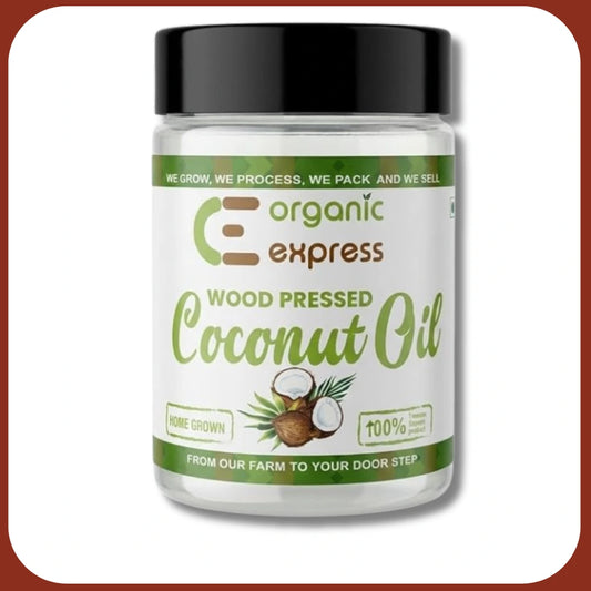 organic express wood pressed coconut oil