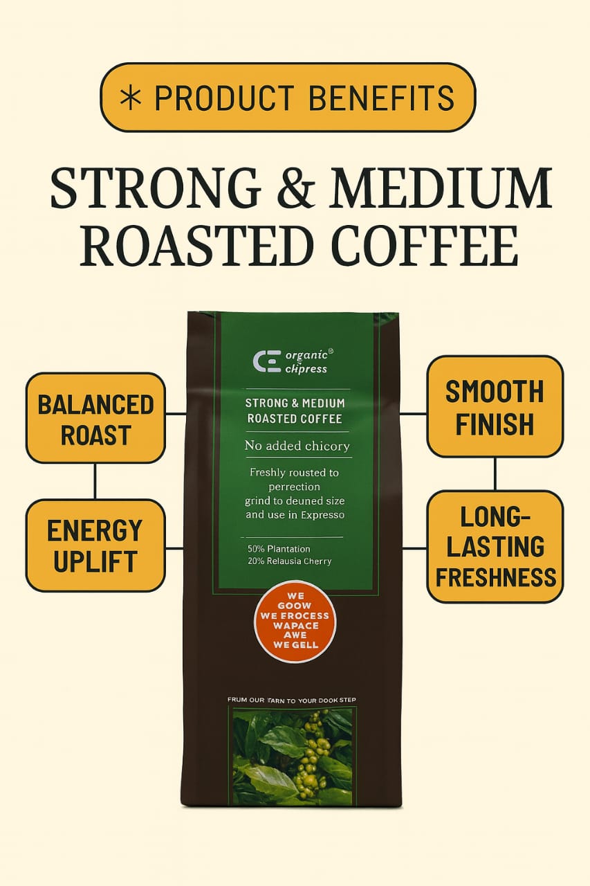 Strong and medium Coffee 200GM