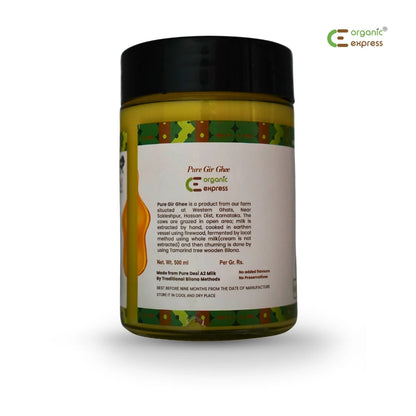 A2 Gir Cow Ghee| Bilona Method | Tamarind-Wood Churned | Grass-Fed