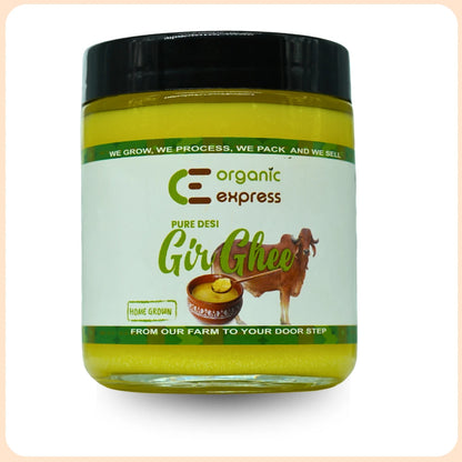 Organic Express A2 Gir Ghee 500gram | Pure Traditionally Churned Ghee