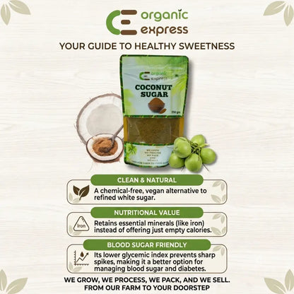 Organic express coconut sugar benifits