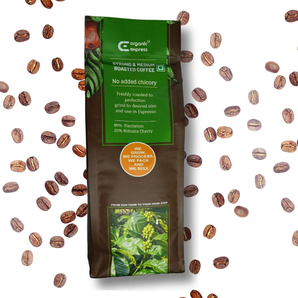 Organic Express Strong & Medium Roasted Coffee